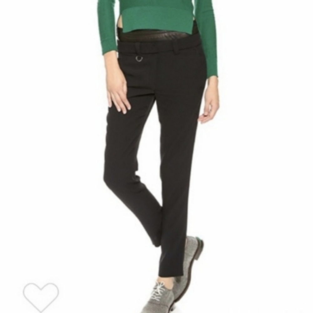Silk Leather Pants
